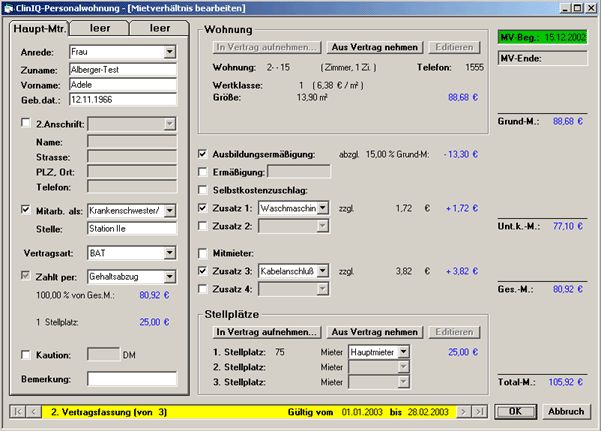 ClinIQ-Personalwohnung BAT